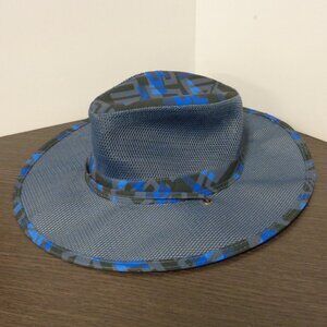 Brand New QWave Mesh Safari Hat, Blue, One Size Fits Most, model QWPG-6217 WH1